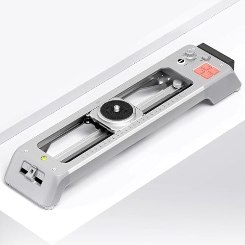 Image of Pro Motorized Camera Slider with App-Controlled Panorama, 125 Rotation, 55 Surround, Adjustable Speed 0.5-57 Mm /s for Time-Lapse & Video Tracking - Perfect for DSLR & SLR Cameras (40cm)