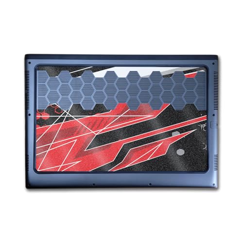 Image of Glossy Glitter Laptop Skin Compatible with Alienware M16 R2 (2024) - Racing Chaos - Premium 3M Vinyl Protective Wrap Decal Cover - Easy to Apply | Crafted in The USA by MightySkins