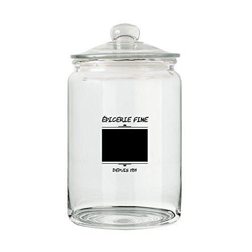 TOTALLY ADDICT KP5371 BONBONNIERE Verre 7900ml Verre Transparent 18, 50x18, 50x32, 50 cm