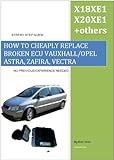  HOW TO CHEAPLY REPLACE BROKEN ECU VAUXHALL/OPEL ASTRA, ZAFIRA, VECTRA: STEP BY STEP GUIDE NO PREVIOUS EXPERIENCE NEEDED (English Edition)