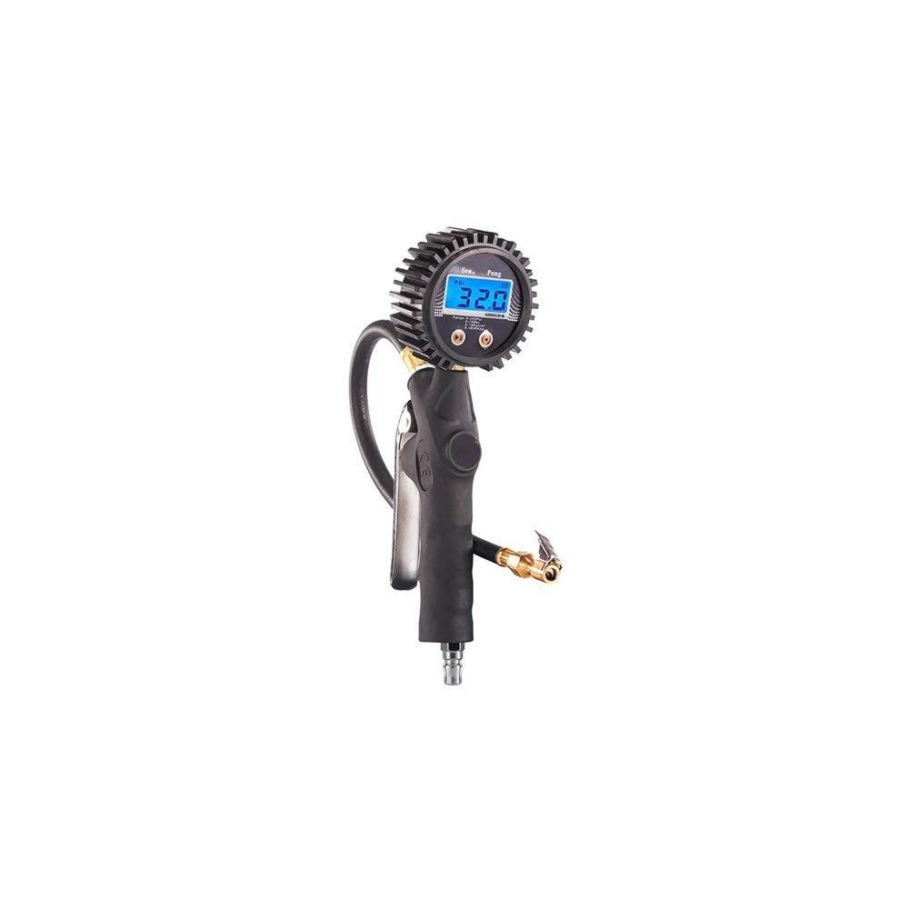 Cyfrowy miernik ciśnienia w oponach 255 PSI i akcesoria do sprężarek Heavy Duty Inflator Podwójny uchwyt pneumatyczny i szybkozłącze
