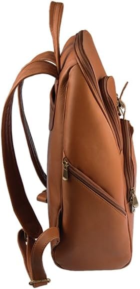 Sarge Leather Co. Julia Commuter Backpack, Top Grain Colombian Leather Laptop Backpack with Organized Compartments, Everyday Work Backpack for Office, Travel & Daily Use (SLC-702)