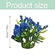 QEDBOJE 20PCS Static Grass Tufts Modellbau Rasen Selbstklebend Statische Grasbüschel Grass Blume für Modellbasen Terrainszenen Miniatur Wargame