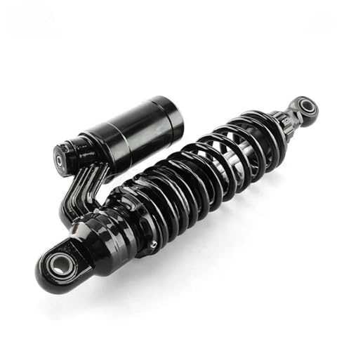 Hinterbau Federbein Motorrad, 320mm Motorrad Suspension Frühling Hinten Air Stoßdämpfer Passend für BWS 125 Dirt Bike Gokart Quad ATV(320mm round black)