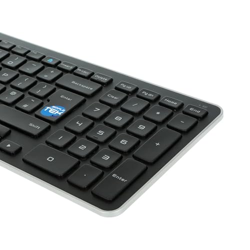 Teclado y ratón inalámbrico compacto SIMPLETEK QWERTY Inglés Reacondicionado 5
