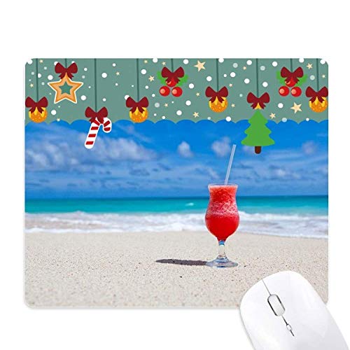 Tapis de souris ocean sand beach antidérapant et imperméable pastèque