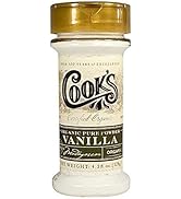Cook’s, Organic Madagascar Pure Vanilla Powder | World’s Finest Gourmet Fresh Premium Vanilla for...