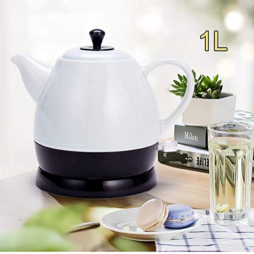 Tetera Eléctrica Cerámica 1L Sin Cable 1350W Blanca miniatura 3