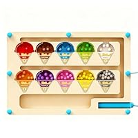 Toys for 2 3 4 Old Boys,Wooden Magnetic Counting & Matching Game,Fine Motor Skills Toys and Educational Toys for 3 Year Old Boy Gifts,Christmas Stocking Fillers Gifts for Kids