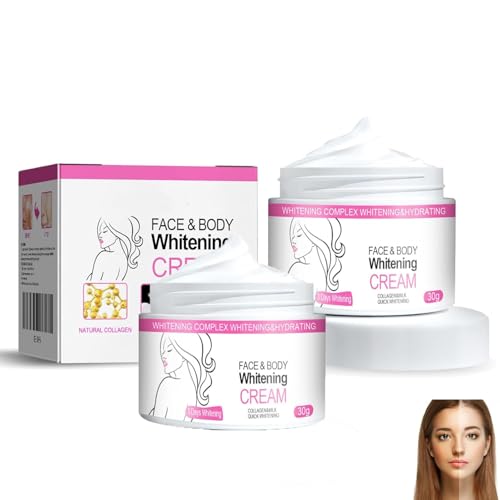 2PC Amoriv Aufhellungscreme, Amoriv Whitening Cream, Aufhellungscreme Intimbereich, Skin Whitening Cream, Underarm WhiteningCream, Aufhellende Feuchtigkeitscreme für Gesicht und Körper