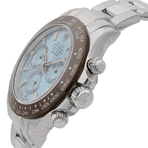 Image of Rolex Oyster Perpetual Cosmograph Daytona Ice Blue Dial Automatic Mens Chronograph Watch 116506