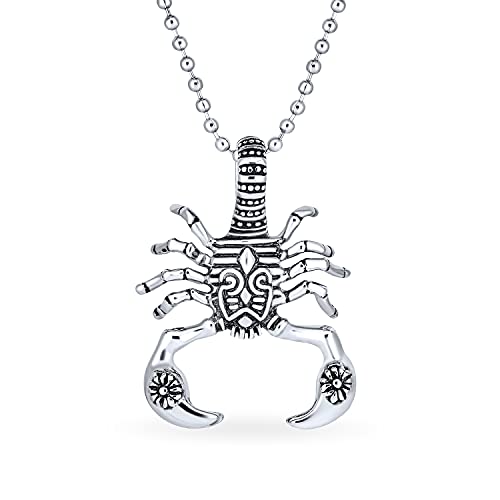 Bling Jewelry Collana Tribale Scorpione Pendente