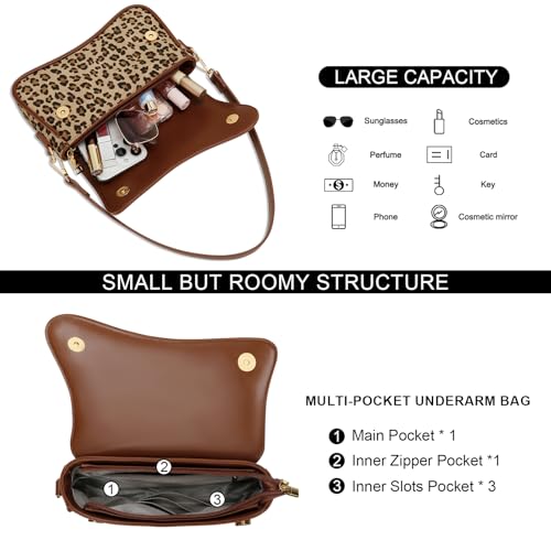 Image of KKXIU Shoulder Bag for Women Small Clutch Purses Cute Hobo Handbag Trendy Underarm Bag