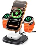 Kompatibel mit MagSafe: Der Telefon-Ladebereich ist mit starken N52-Magneten ausgestattet, die eine automatische und präzise Ausrichtung für eine mühelose Positionierung ermöglichen – und so den Aufwand manueller Anpassungen eliminieren.