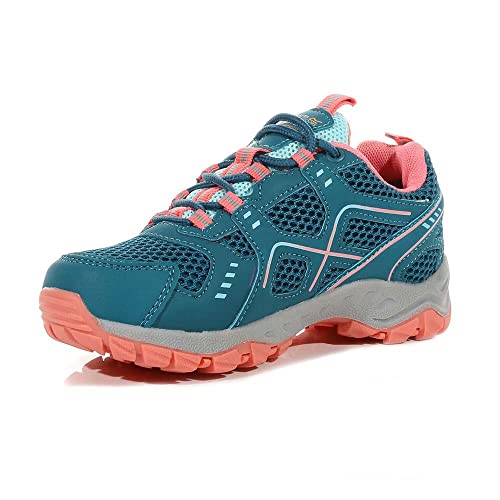 Regatta Childrens/Kids Vendeavour Walking Shoes (13 UK Child) (Tahitian Tide/Shell Pink)