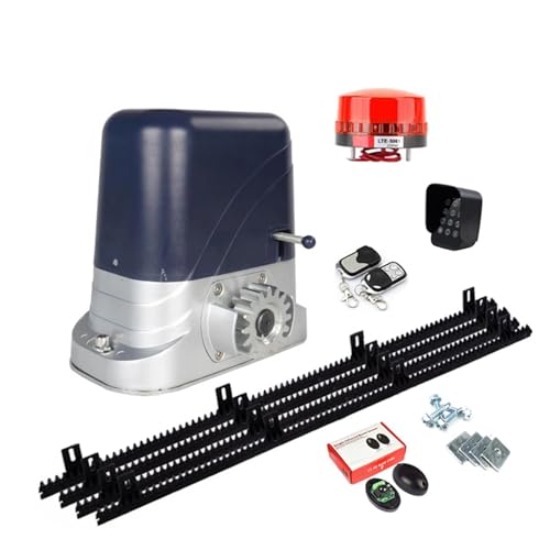 Heavy Duty Cantilever Timber & Steel Sliding Gate‘s Motor Opener Closer Engine with 4M Strong Gear Nylon Racks Controller(1200kg H)