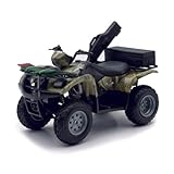 New-Ray 1:12 scale Suzuki Vinson Camo Hunting ATV die cast toy