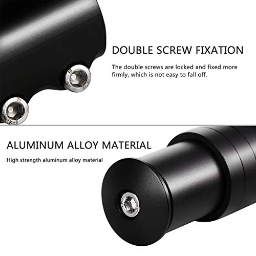 BESPORTBLE 1 Unidade Extensor de Haste de Garfo de Bicicleta Riser de Haste Preta Ajustável para Cic