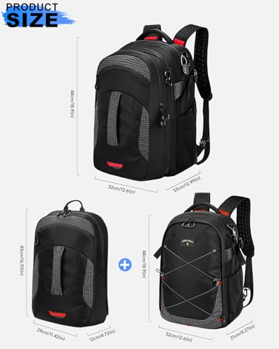 SWICKY RICOOI 2-in-1 Detachable Backpack