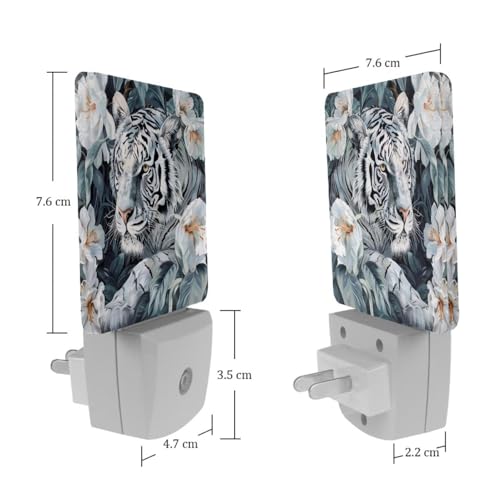 Lámpara de Noche LED para Niños 2-Pack Sensor Crepúsculo miniatura 7