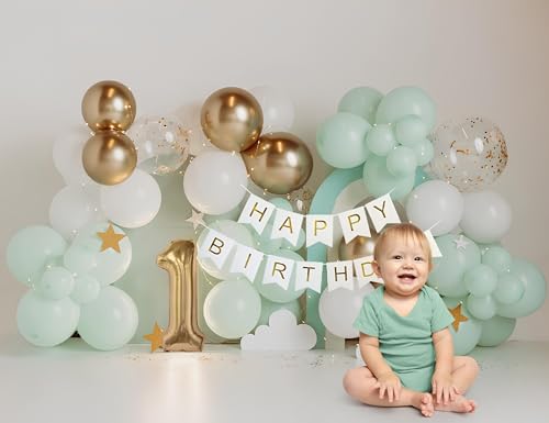 Image of SpecialYou.in 1St Birthday Decoration Kit For Girls, Boys, Kids With Multicolor Balloons For Decoration, 1 Number Foil Balloon, 1St Birthday Decoration For Baby - 49 Pcs