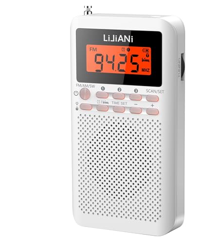 Amazon.co.jp: 2025版小型携帯ラジオFM/AM/SW,単三電池2本使用,夜間
