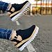 Produktbild CABULE Damen Sandalen Vintage Keilschuhe Frau Schnallenriemen Stroh Dicker Boden Wohnungen Plateau Sandalen Herde Damenschuhe Sommer-Schwarz,43