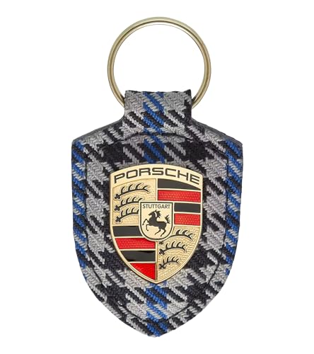Porte-clés en cuir Pepita Porsche Sally Crest cadeau idéal pour passionné auto