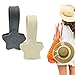 Produktbild gudong Reisetasche Hut Clip Handtasche Rucksack Starker magnetischer Hut Clip Damen Schal Clip Rucksack Handschuh Clip 2 Stück (Beige und Schwarz)