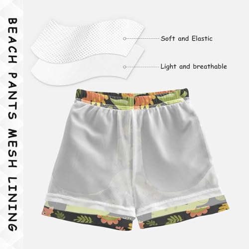 senya Dinosaur Forest Boys Swim Trunks Toddler Shorts Swimwear Boardshorts4
