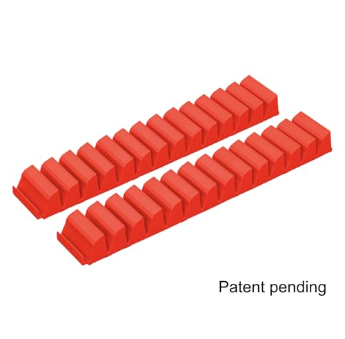 Image of Ernst Manufacturing Screwdriver Pro - Modular Screwdriver Organizer for 26 Tools with Magnetic Base, Red - Made in the USA