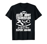 CharlIan Minds - Auto Body Technician T-Shirt - Men's Unisex Adult - Black - Short Sleeve - Crew Neck - Classic Fit - Humorous Graphic Design - 'Of Course I'm Talking to Myself' Quote