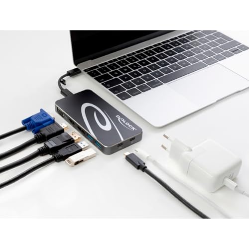 DeLOCK USB Type C 3.2 Dockingstation 4K HDMI DP / VGA USB Hub und PD 3.0 Neuf - vue 8