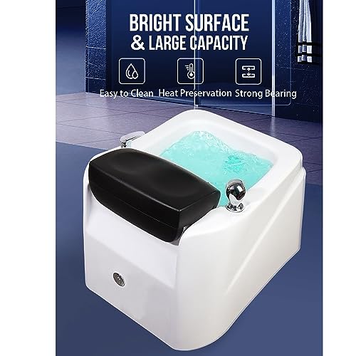 Lavabo de pies con masaje acrílico y luz colorida miniatura 7