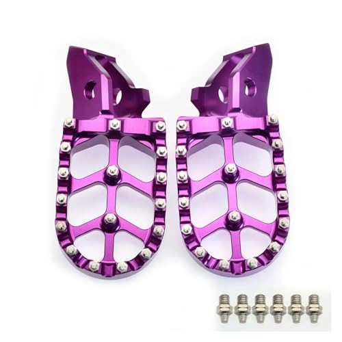 Repose-Pieds Violet pour SurRon UltraBee en Aluminium CNC de Haute Précision