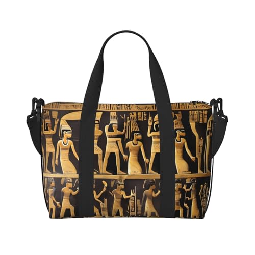 Sac à main voyage cabine léger à motif hiéroglyphes égyptiens mixte