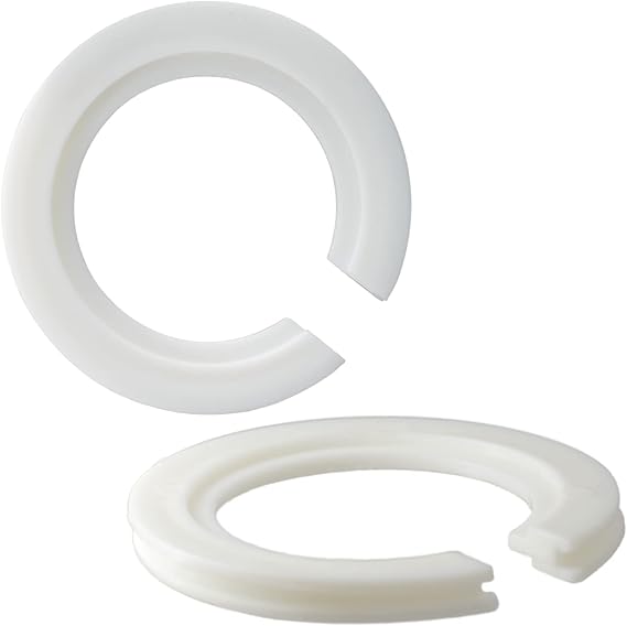 LRMYS E27 to E14 Plastic Lamp Shade Ring Converter, Screw Lamp Shades