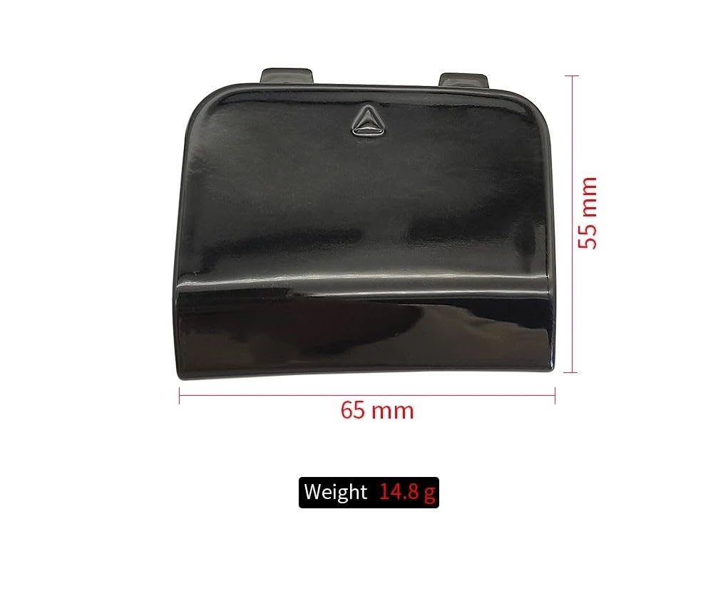 Auto per Mercedes W177 Classe A A180 A200 A220 A250 A300 2019-2022 Tappo Coprigancio Gancio di Traino Paraurti Posteriore Auto 1778850702 Accessori(Nero)