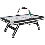 VEVOR Air-Powered Hockey Table, 89" Indoor Hockey Table for Kids and Adults, LED Sports Hockey Game with 2 Pucks, 2 Pushers, and Electronic Score System, Arcade Gaming Set for Game Room Family Home