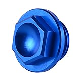 ✿ Use stock rubber O-ring NICECNC Blue Engine Oil Filler Cap Plug Kompatibel mit Yamaha MT-09 Tracer/FJ-09 15-UP, XSR900 13-UP, T-MAX 08-UP, Honda CRF150R 07-19, CR250R 90-07, CRF450R 02-16, TRX450R/RX 04-09