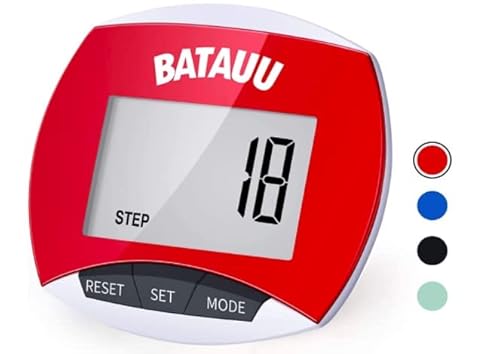 Elektronische Schrittzähler, Einfacher Tragbarer Digitaler 3D Schrittzähler, Verfolgung Von Schritten Und Meilen Kalorien Und Aktivitätszeit Cover