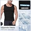 Canottiera Uomo Traspirante Mesh con Tecnologia Asciugatura Rapida Maglia Sportiva Compressiva Senza Maniche per Corsa, Fitness ed Escursioni Ventilato per Attività Compression Sleeveless Shirt #4