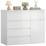 ESPACE DE STOCKAGE FLEXIBLE : Le buffet de salon est équipé d'une étagère réglable sur trois niveaux. Ajustez facilement la hauteur pour accueillir des objets plus grands comme des bouteilles ou des cocottes de tailles variées, facilitant une organisation pratique et intuitive.