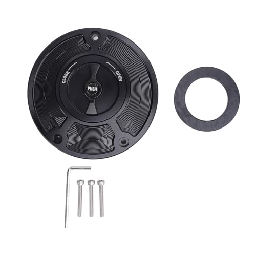 Bouchon de réservoir carburant en alu usiné pour moto Honda CBR1000RR et CB1000R
