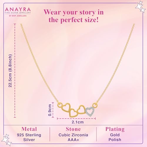 Image of 925 Sterling Silver Pendant Necklace for Women | Silver Locket with Chain | Daily Wear Jewellery | Minimalist Jewelry for Office & Casual Wear | Gift for Woman, Wife, Girlfriend, Mother, Sister | Anniversary, Birthday, Valentine's Day, Rakhi Gift