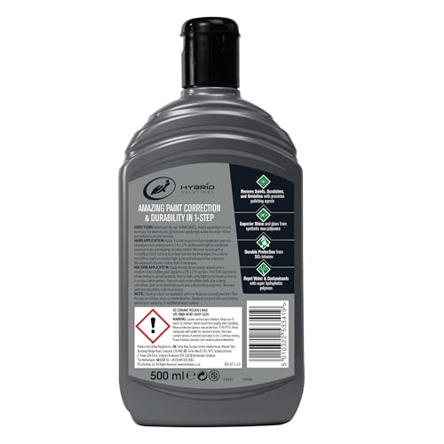 Turtle Wax Hybrid Solutions Autopolitur und Keramikwachs, Entfernt leichte Kratzer, langanhaltender Lackschutz, extremer Abperleffekt… – Ansicht 6