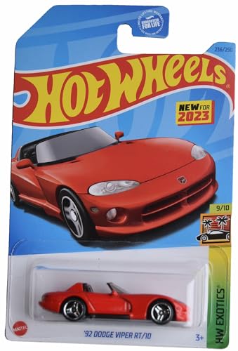 Hot Wheels Dodge Viper RT/10 escala 1:64 rojo miniatura 1