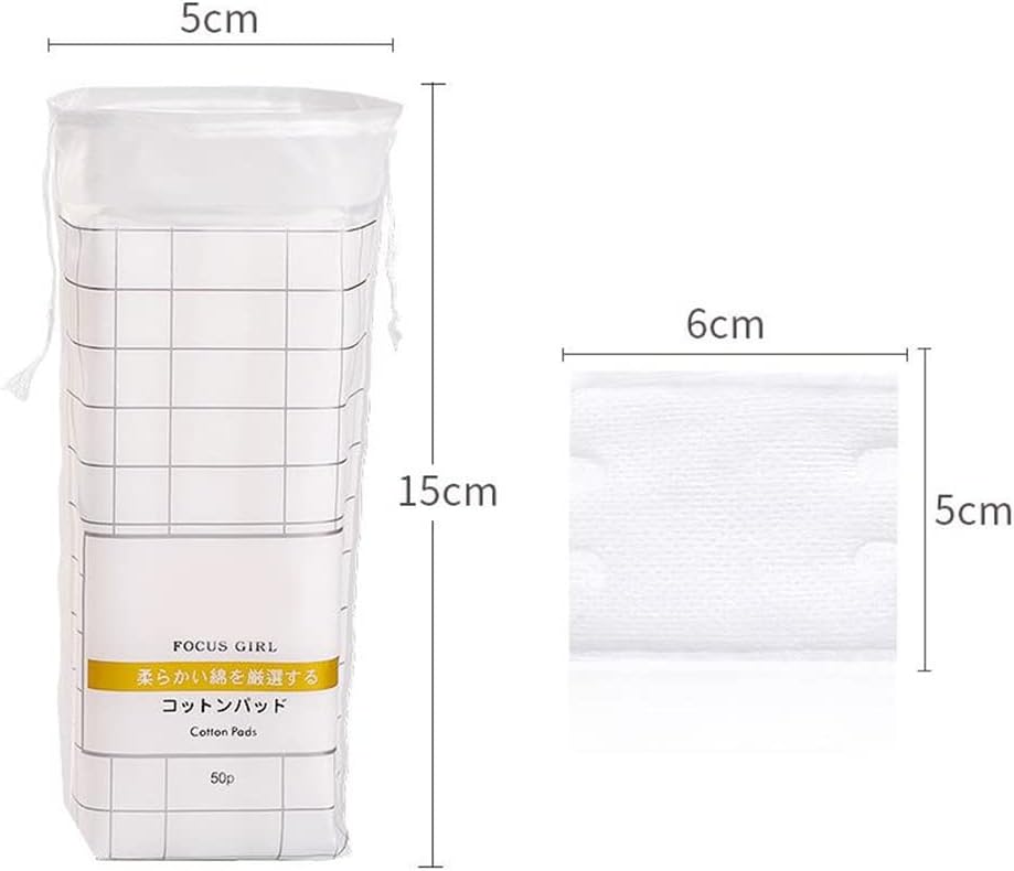 100pcs Cotton Pads, Facial Eye Makeup Remover Pads for Travel Pack Cotton Pads, Hypoallergenic Cotton Cosmetic Pads - Lint-Free Face Lip Clean Cotton Pads