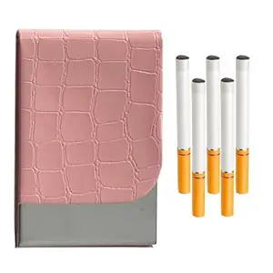 Trimurti Cigarette Case King Size for Men Women Holds 7 Cigarettes (pink)