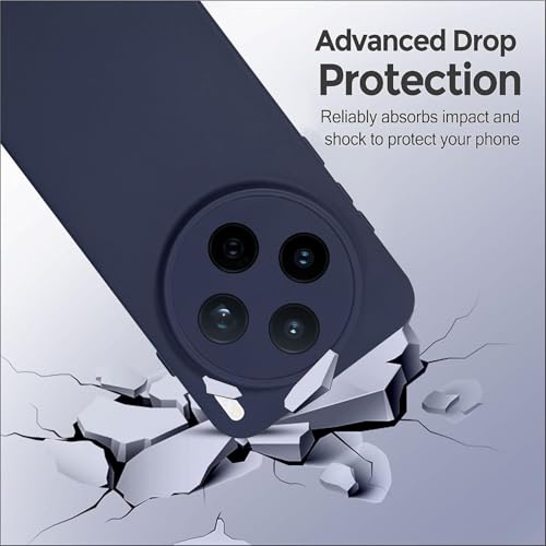 Image of SBMS Silicone Back Cover Case for Vivo X200T 5G | Soft Micro-Fibre Lining Inside | Camera Protection Bump | Shockproof Back Cover Case for Vivo X200T 5G (Candy Cloth Blue)